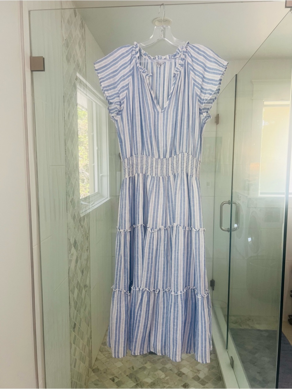 🏝️ Rails Blue and White Striped Maxi Dress - Picture 2 of 7